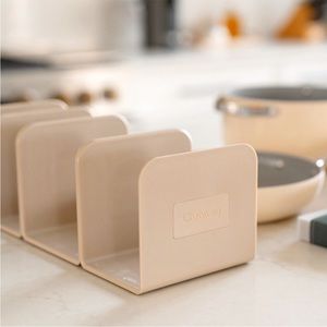 CARAWAY Cookware Magnetic Pots Pans Organizer Set of 4 Storage Divider Holder